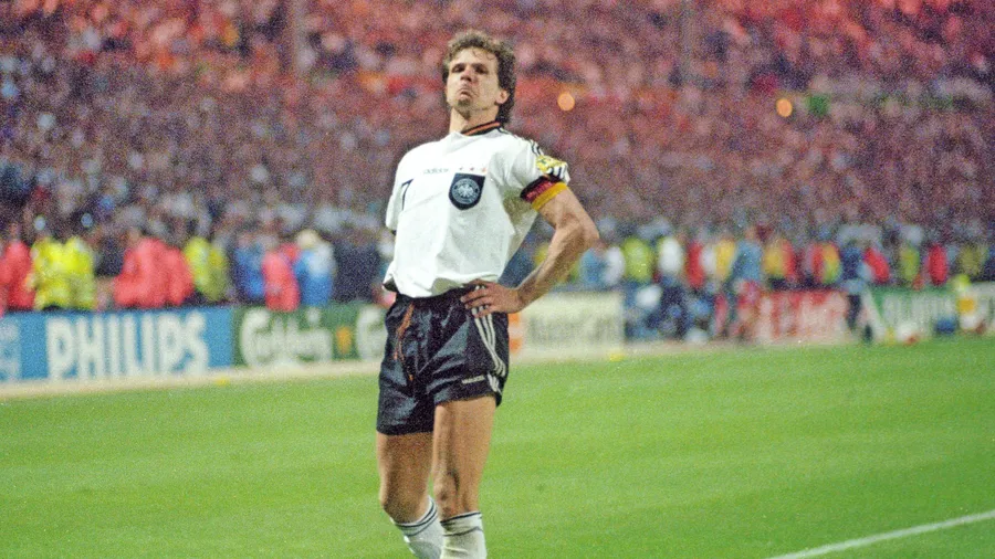 „Musst du mal gespielt haben“: Andreas Möller nach seinem Elfmeter im EM-Halbfinale 1996