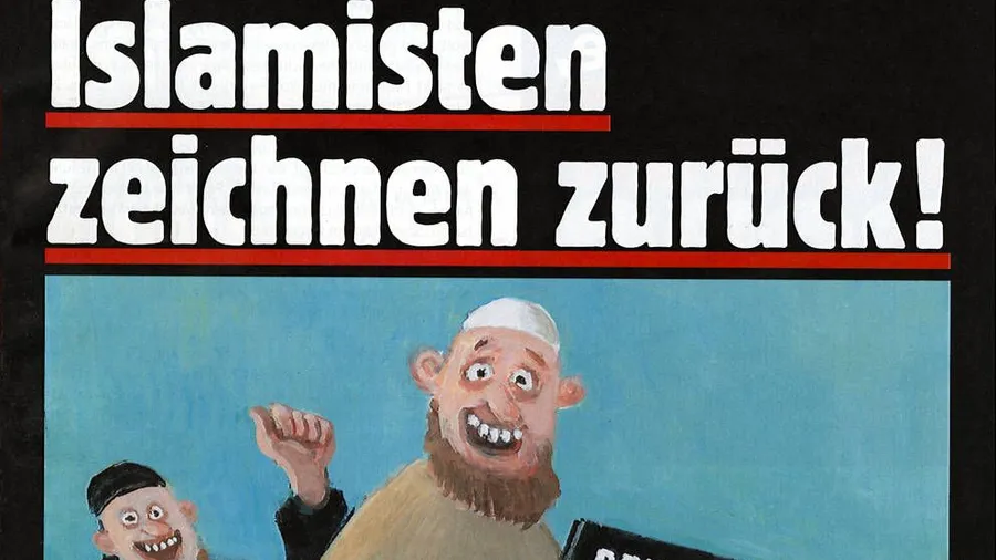 Dicker Jesus: Da lacht der Islamist.