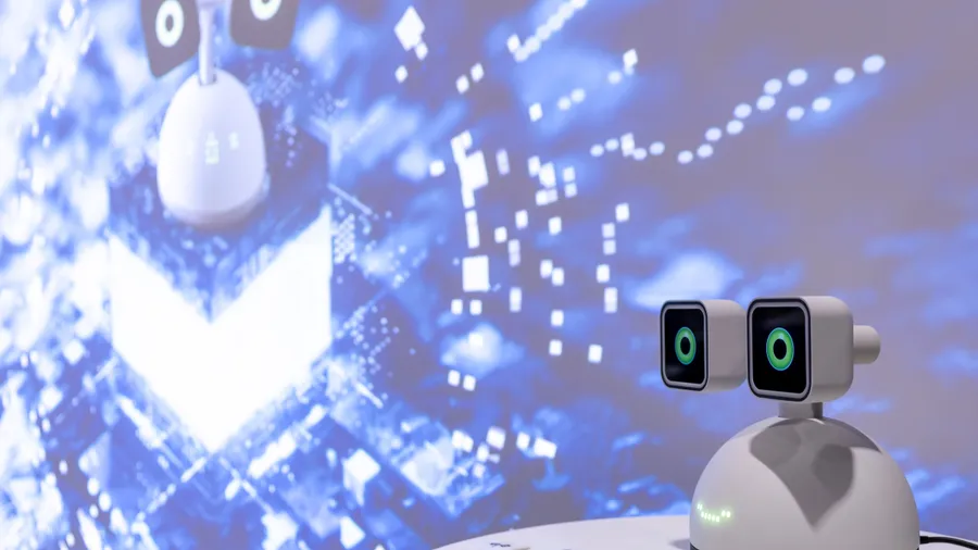 Der soziale Tischroboter Haru ist als empathischer Kommunikationspartner im Einsatz.