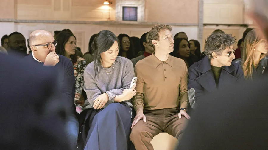 Bei Prada: Meta-Chef Mark Zuckerberg und seine Frau Priscilla Chan