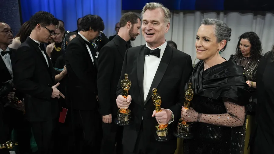 Oscargewinner: Christopher Nolan und seine Produzentin und Ehefrau Emma Thomas