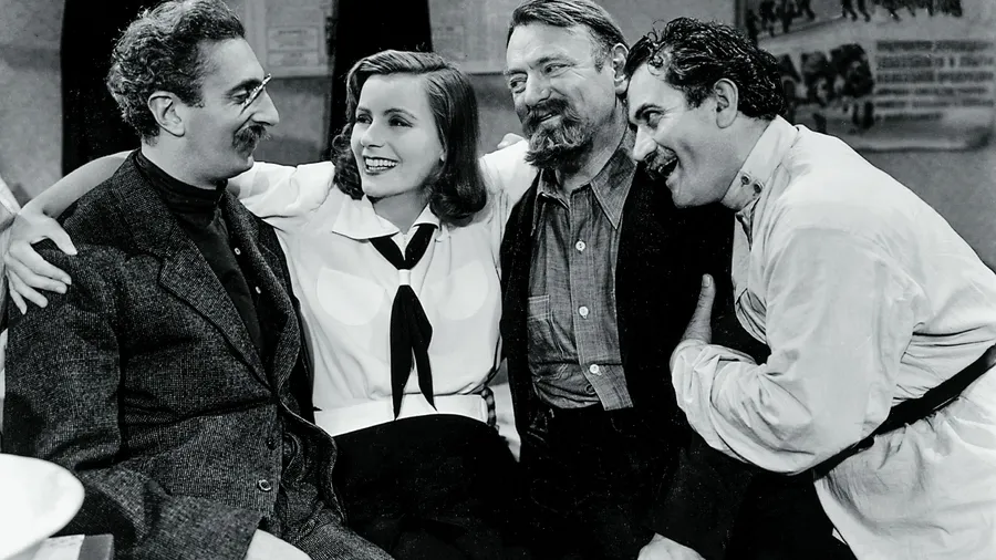„Garbo lacht!“: So bewarb die Produktion 1939 Lubitschs „Ninotschka“.