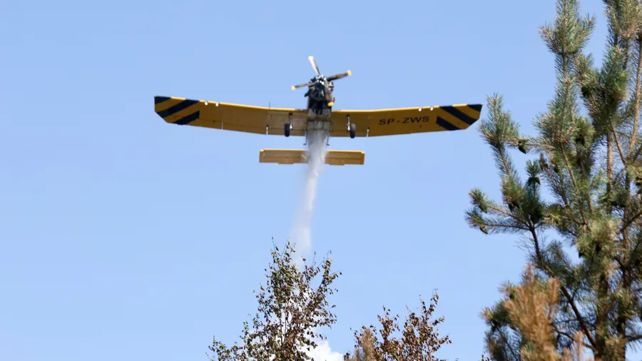 Deutschlands einziges Löschflugzeug: Die Hexe 1 ist jährlich von April bis September im Landkreis Harz stationiert.