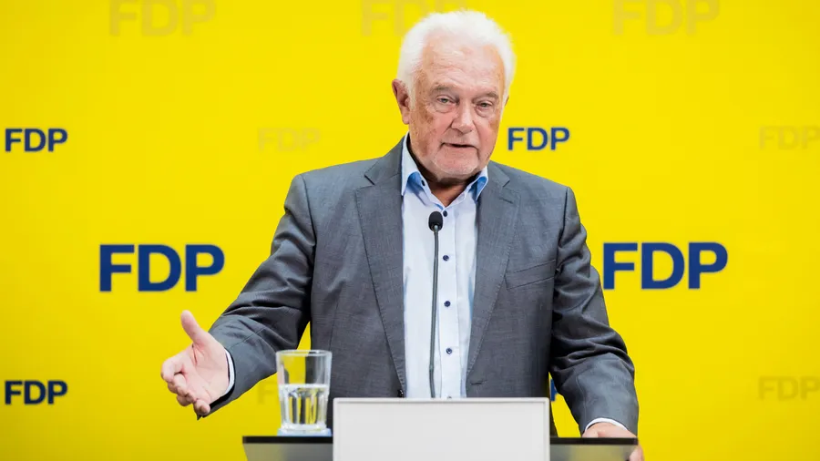 Nach der Sachsen-Anhalt-Wahl: FDP-Chef Wolfgang Kubicki am 7. September 2026 im Hans-Dietrich-Genscher-Haus in Berlin