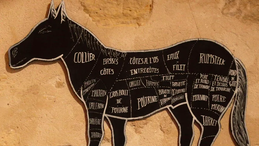Alles Glück dieser Erde - zu bestellen in einem Restaurant in Paris.