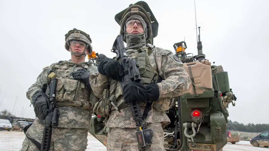 Amerikanische Soldaten im bayerischen Hohenfels