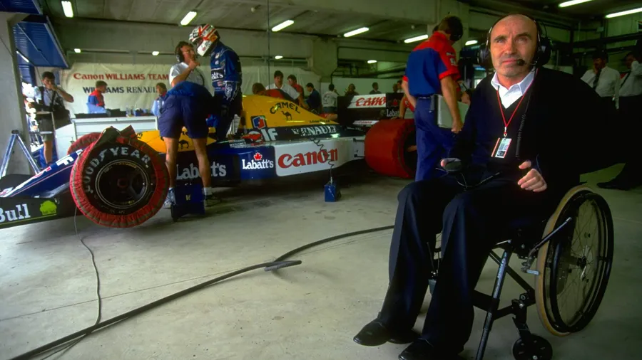 Lange ist es her: Frank Williams vor dem Formel-1-Rennen 1992 in Brasilien