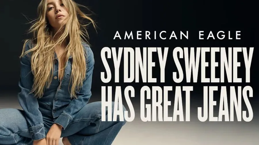 Tolles Erbmaterial – oder tolle Hosen: Sydney Sweeney posiert für den Jeanshersteller American Eagle.