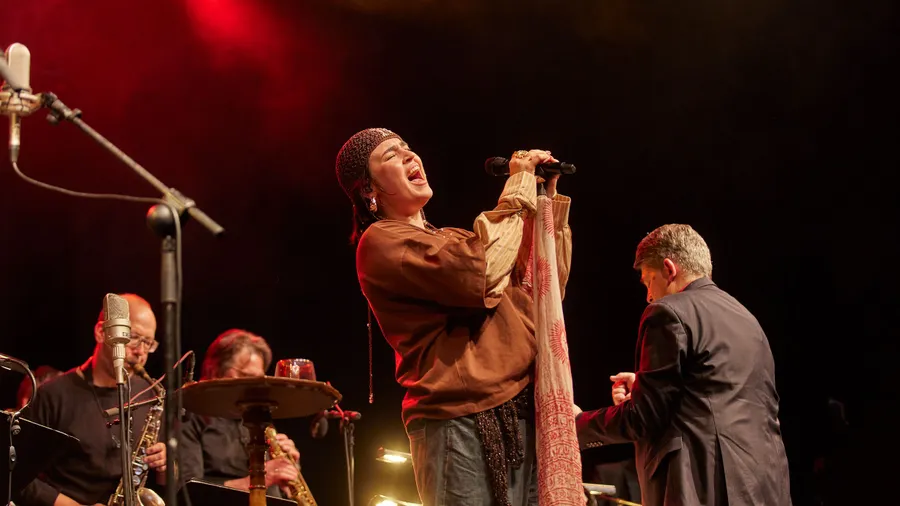 Beseelt: NI-KA bei ihrem Auftritt mit der hr-Bigband in der Batschkapp in Frankfurt