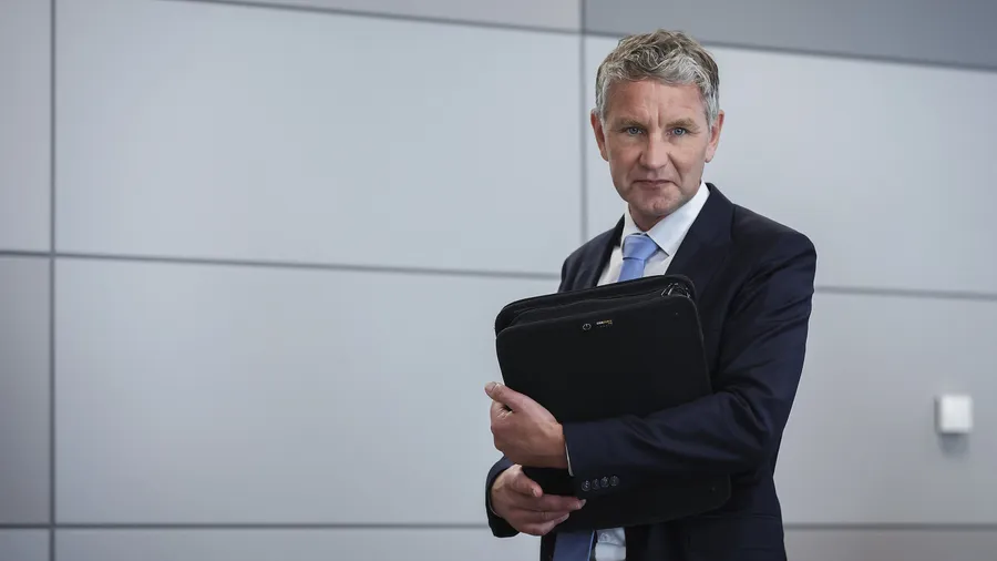 Der Vorsitzende der AfD in Thüringen Björn Höcke