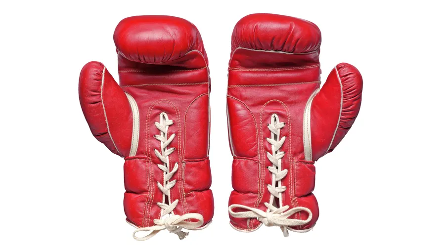 Boxhandschuhe von Max Schmeling, Deutschland, um 1970.