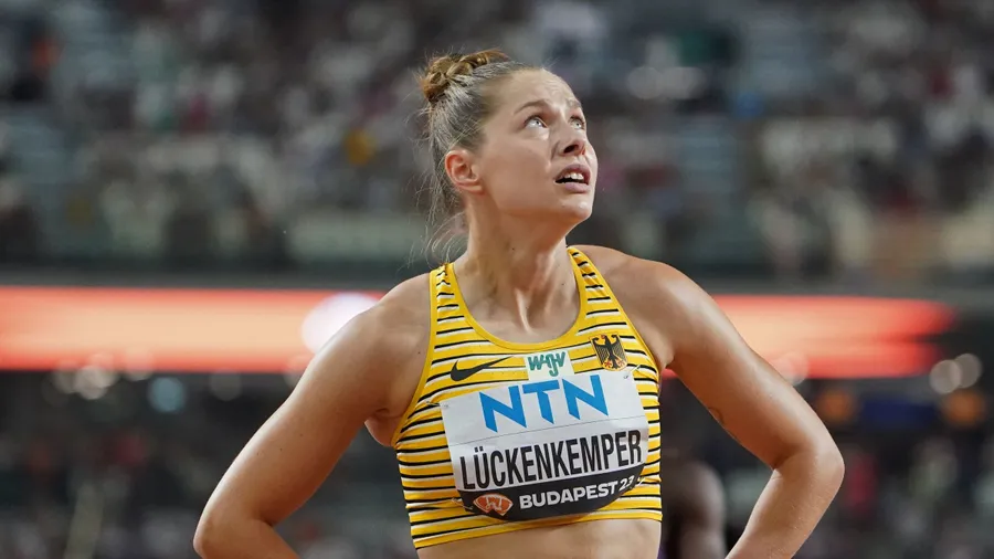 Es hat nicht gereicht: Gina Lückenkemper nach ihrem Halbfinalaus bei der WM in Budapest