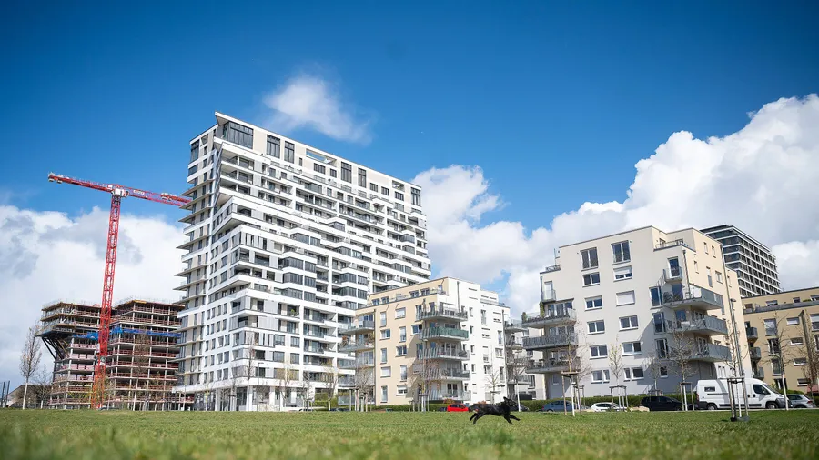 Neubauten im Frankfurter Europaviertel