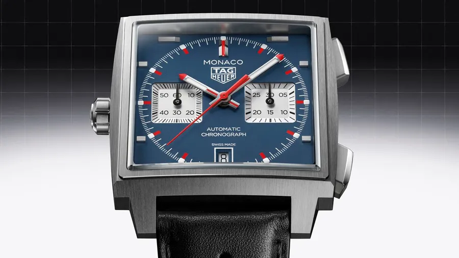 Erinnert an Steve McQueen: Mit der neuen Monaco kehrt Tag Heuer zurück zur historisch bedeutenden Referenz 1133B.