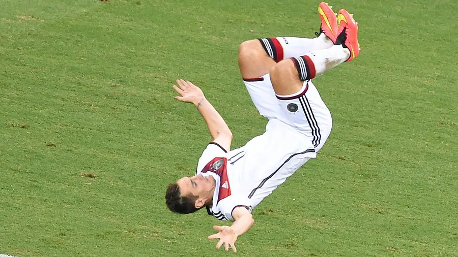 Das waren noch Zeiten: Mittelstürmer Miroslav Klose jubelt für Deutschland.