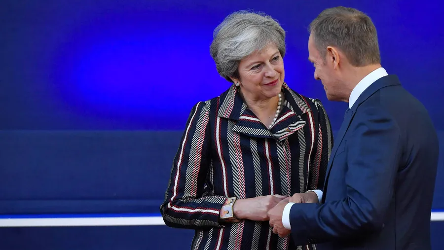 Einig? Großbritanniens Premierministerin May und EU-Ratspräsident Tusk