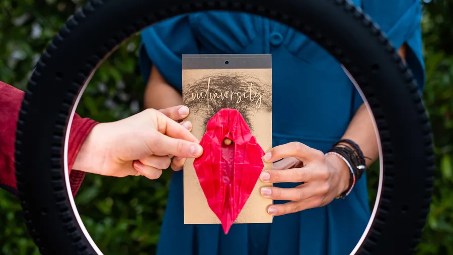 Meist eher künstlerisch dargestellt: die Vulva
