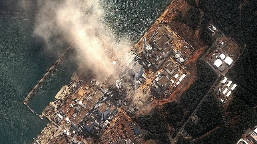 Rauch steigt am 14. März 2011 aus dem Atomkraftwerk Fukushima Dai-ichi auf.