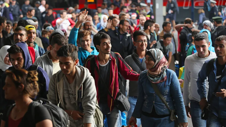 Bilder, die bewegen: Flüchtlinge auf dem Münchner Hauptbahnhof.
