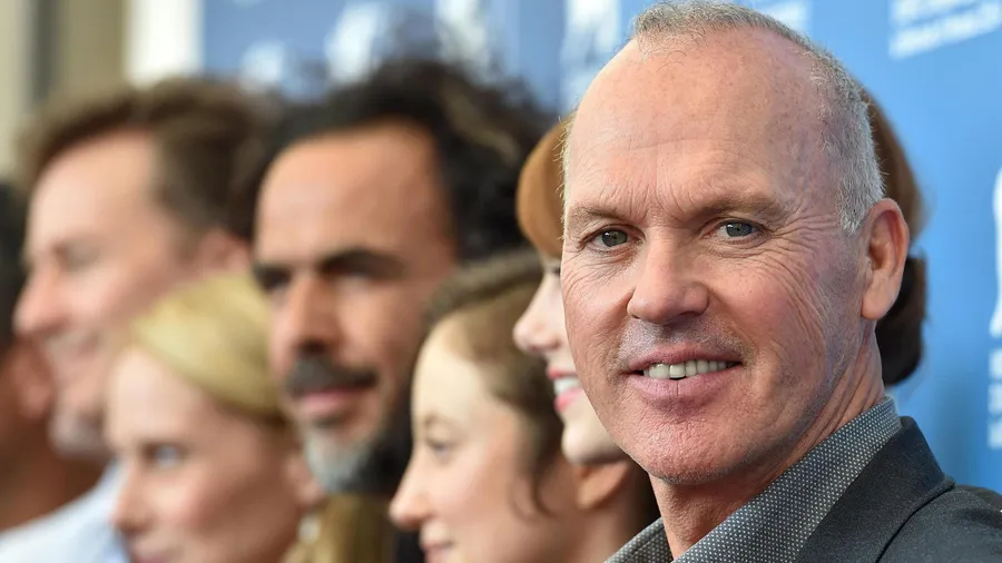 Michael Keaton bei der Vorstellung des Films „Birdman“ im August 2014 in Venedig