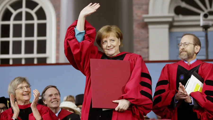 Sorgte mit ihrer Rede in Harvard für Begeisterung: Kanzlerin Angela Merkel.
