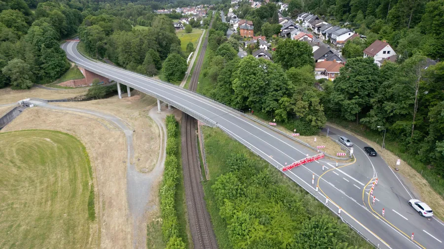 Die Zeller Brücke in Bad König im Odenwald wurde im vergangenen Jahr abgerissen.