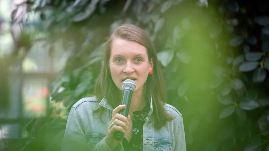 „Der Garten macht aus sich selbst Musik“, sagt Palmengarten-Direktorin Katja Heubach.