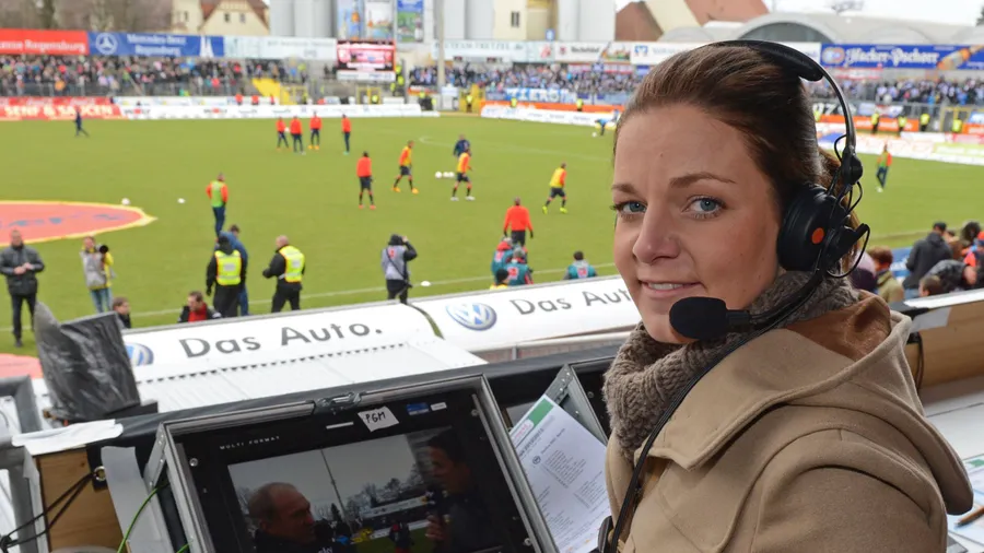 Erste Frau am Mikro: Christina Graf