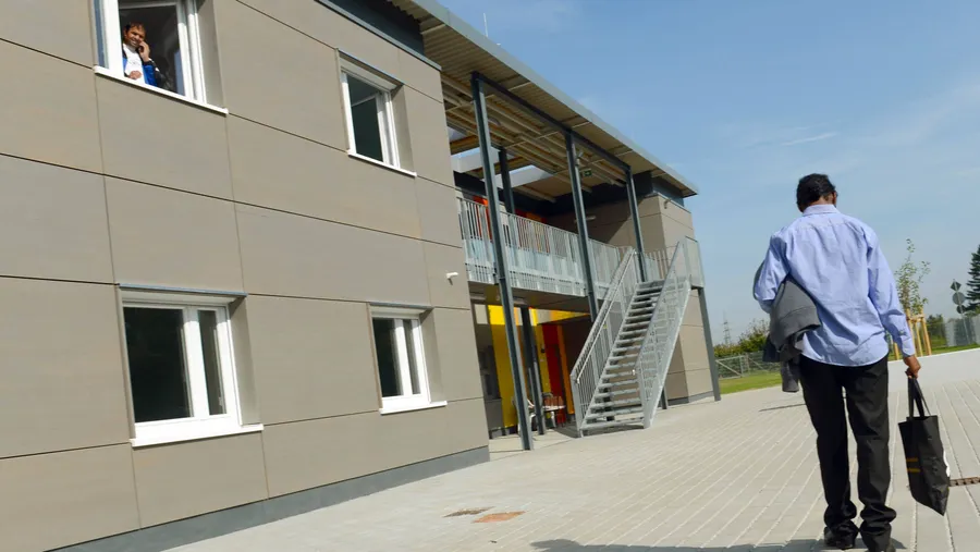 Flüchtlingsunterkunft in Hessen