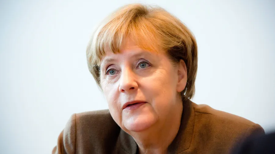 „Ich habe ein ganz realistisches Bild“: Bundeskanzlerin Angela Merkel in ihrem Büro im Kanzleramt