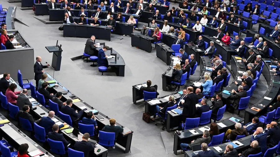 Abgeordnete im Plenum des Deutschen Bundestages