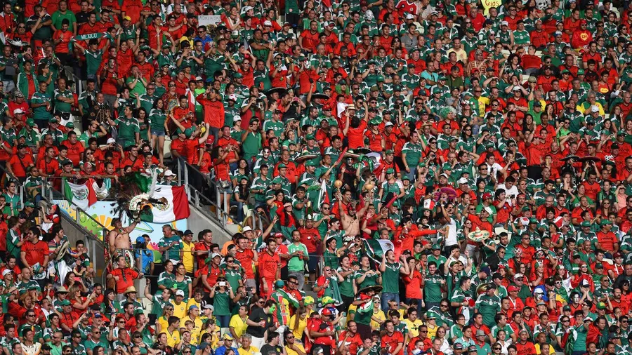 Mexikanische Fans (in Fortaleza beim Spiel gegen Brasilien): „im gesamten Turnier homophobe Beleidigungen“
