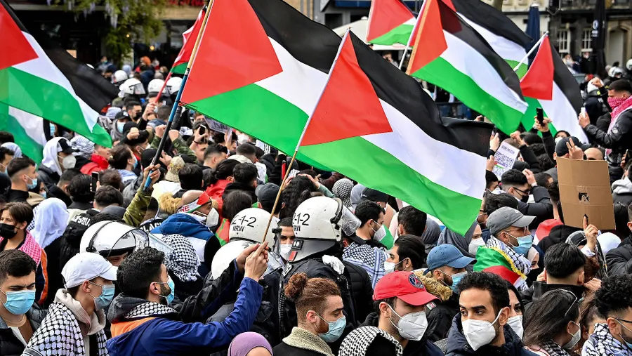 Pro-palästinensische Proteste am 15. Mai in Köln