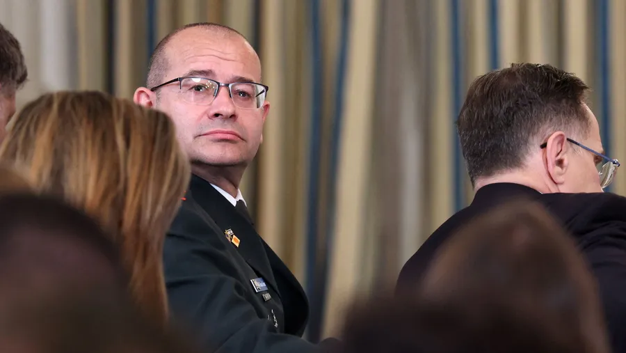 Roman Gofman während eines Besuchs von Benjamin Netanjahu in Washington am 29. September 2025