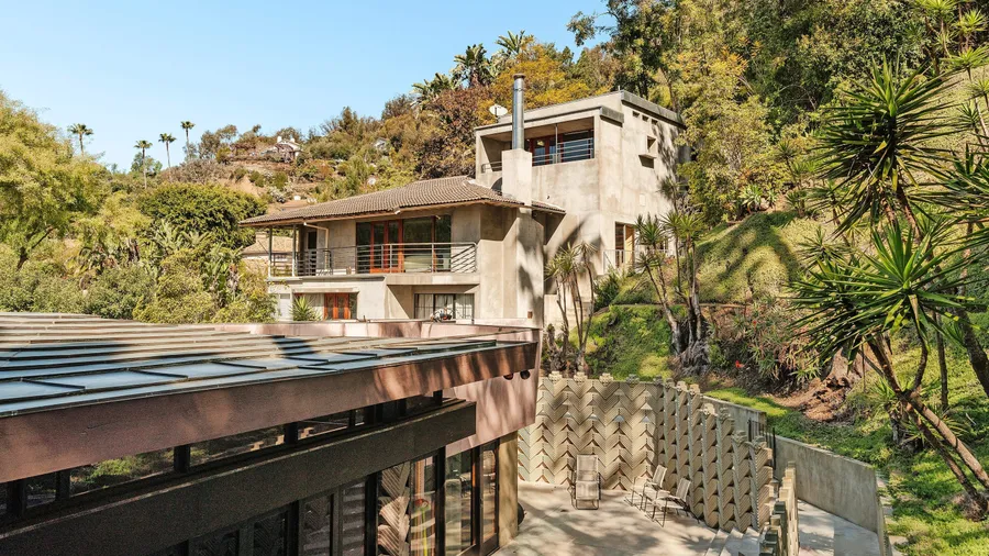 Hier entstanden Filme wie „Mulholland Drive“: Eines der sieben Gebäude auf dem Anwesen von Regisseur David Lynch in den Hollywood Hills.