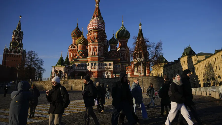 Blick auf den Kreml in Moskau