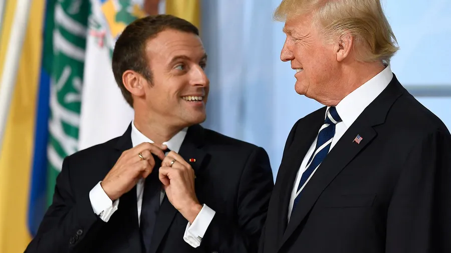 Emmanuel Macron (links) und Donald Trump auf dem G-7-Treffen am 7. Juli 2017 in Hamburg