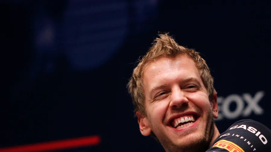 Seltsame Frisuren? Sebastian Vettel in Yokohama