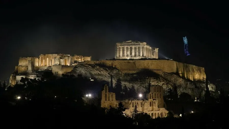 Die Akropolis von Athen