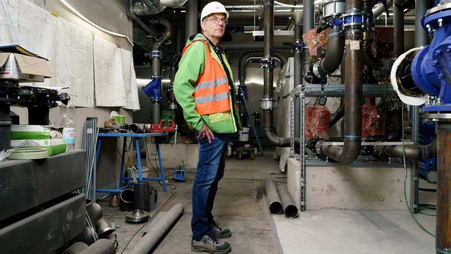 Mann mit Weitblick: Karsten Widder auf einer seiner Großbaustellen