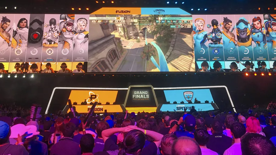 Das Finale der Overwatch Liga im Juli 2018 in New York