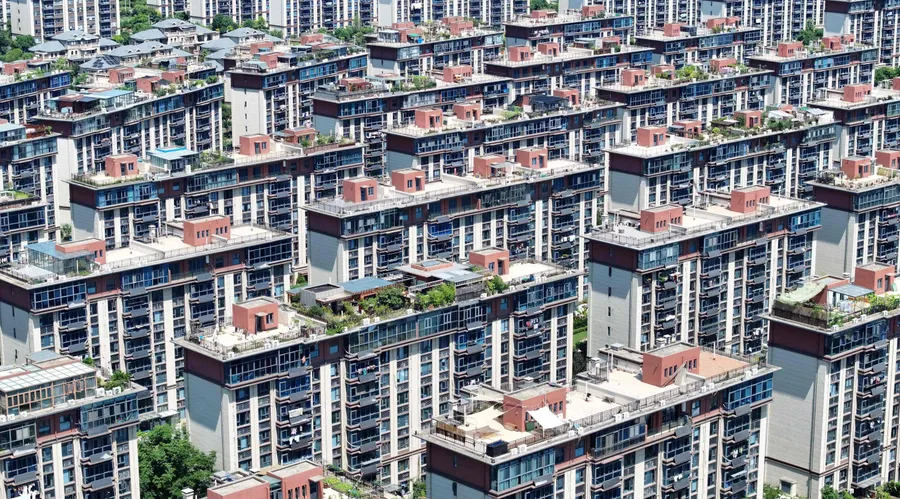 Auch in Zahlungsnot: Der chinesische Bauträger Country Garden hat Wohnungen in Nanjing in der ostchinesischen Provinz Jiangsu gebaut.