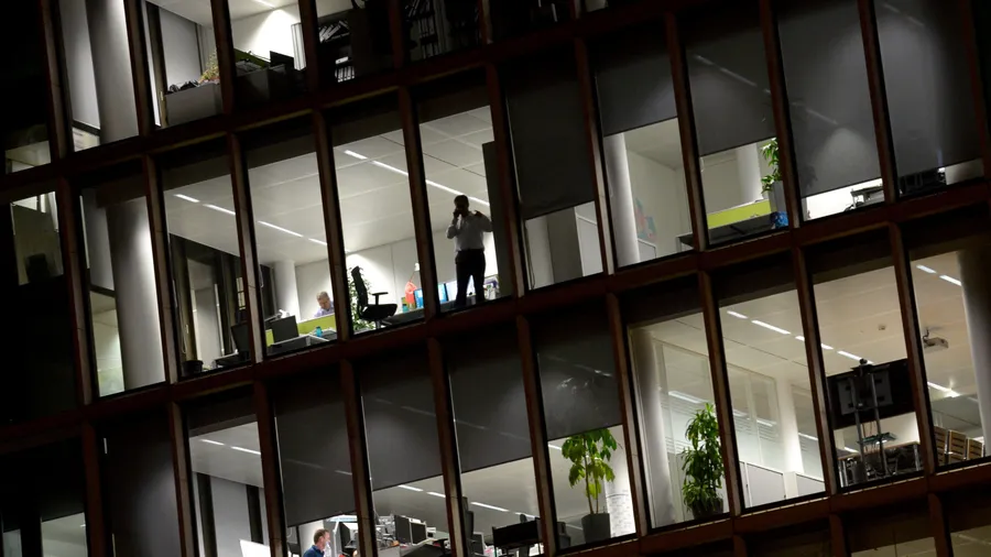 Schieflage? Manches Büro bleibt leer.