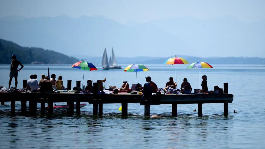 Gute Lage: Steg am Starnberger See
