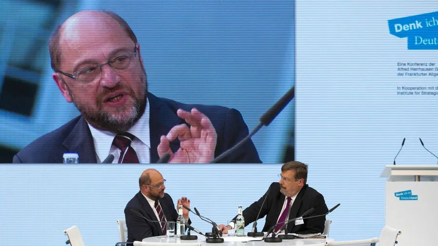 Der Präsident des Europäischen Parlaments, Martin Schulz, im Gespräch mit dem F.A.Z.-Ressortleiter Außenpolitik Klaus-Dieter Frankenberger: „Die Solidargemeinschaft ist keine Einbahnstraße“.