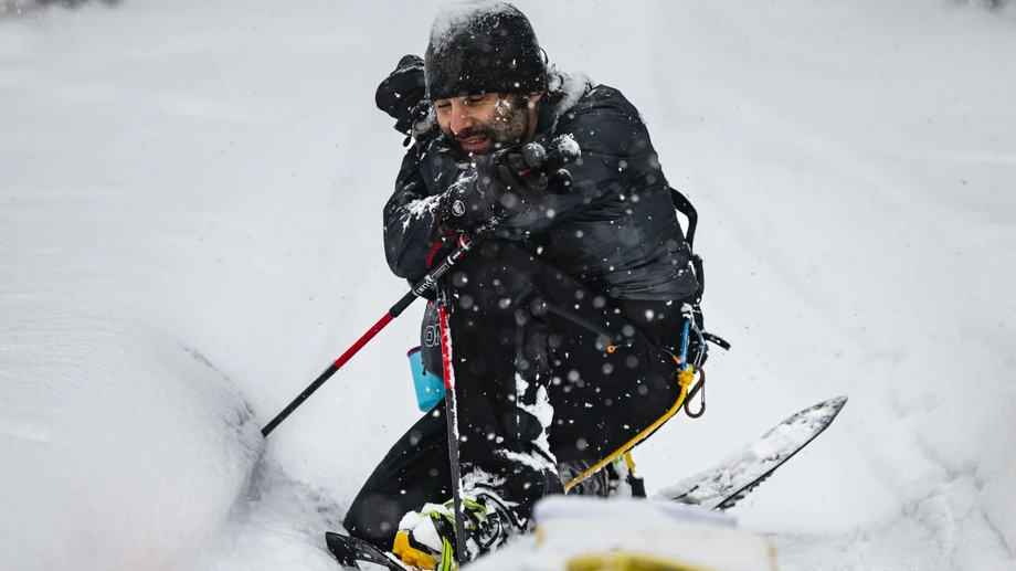 350 Kilometer durch die Kälte