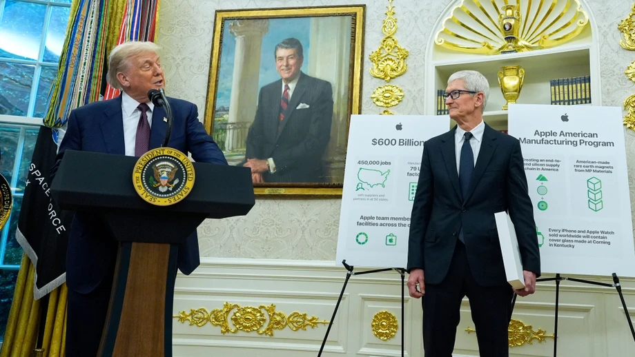 Trump investierte vor China-Reise Millionen Dollar in Apple