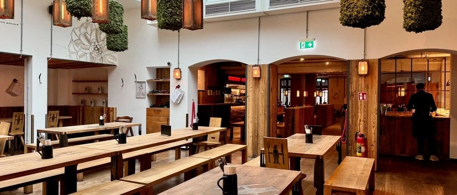 Innenansicht des „HeimWerk“ in der Düsseldorfer Hafenstraße