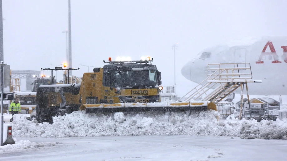 Schnee behindert Flughäfen in München und Wien