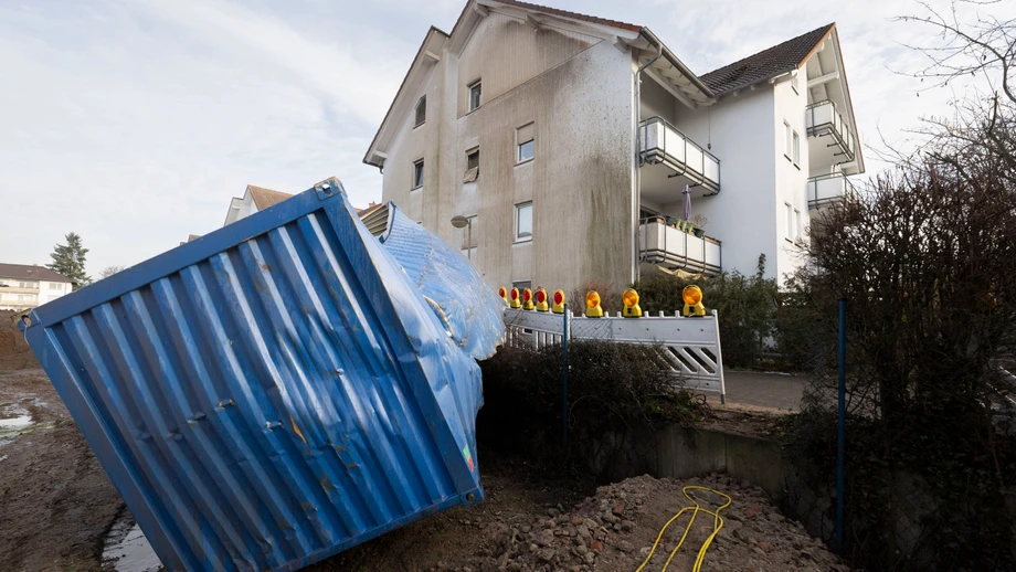 Fliegerbombe in Hanau: Nur eine unbewohnbare Wohnung nach Sprengung